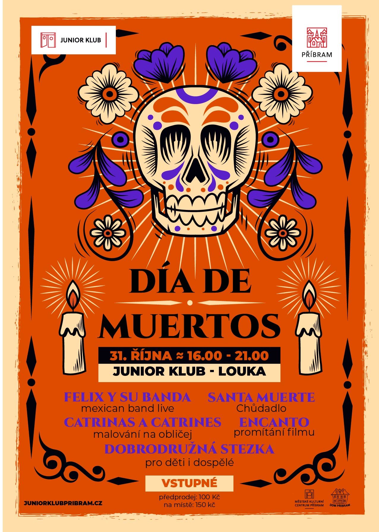 Příbram pozve na oslavu mexického svátku Día de Muertos